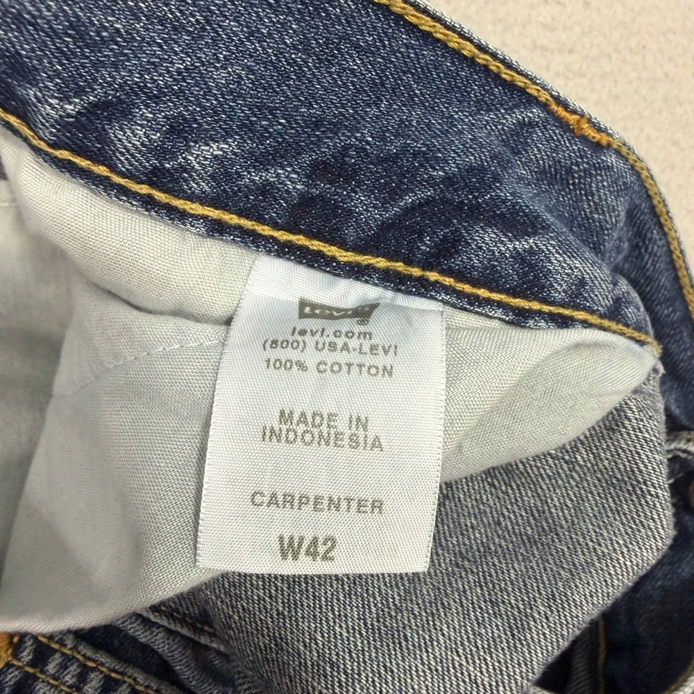 Vintage Levis Jean Shorts Men's 42 Blue 12